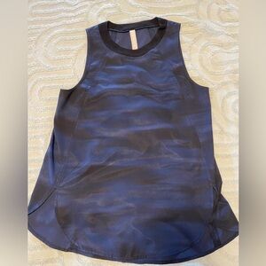 Navy Blue and Black Athleta tank